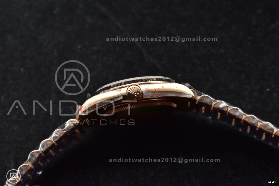 Roman QF Weight) President Grey Dial Best V5 Bracelet Edition vr3255 36 on RG Steel 904L DayDate (Gain 0514